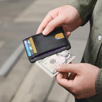 Buffway Slim Minimalist Front Pocket RFID Blocking Leather Wallets - Image 6