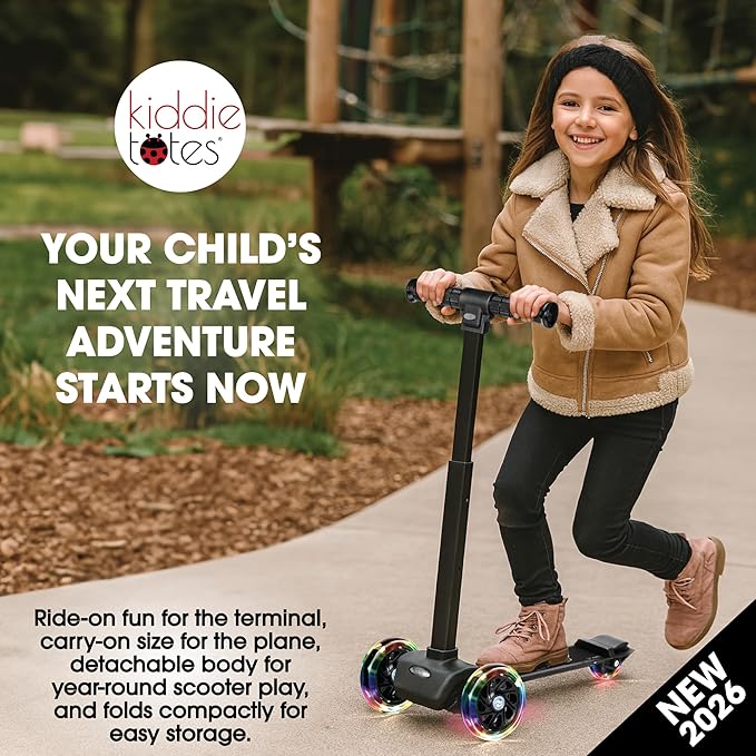 KIDDIETOTES Detachable 4-in-1 Scooter Luggage - Image 4