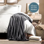 Bare Home Fleece Blanket - Image 2