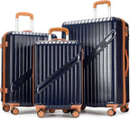 GinzaTravel Luggage Sets 3-Piece Expandable Suitcases by PRIMICIAAuthorizedProducts
