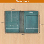 LEATHER VILLAGE Leather Passport Holder Cover – Travel Wallet - Image 3