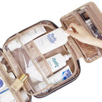 NISHEL Travel Toiletry Bag for women, Portable Hanging Organizer for Full-Sized - Image 5