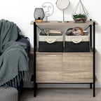 SIMPLE HOUSEWARE Large Fabric Storage Bin, 15.7" x 12" - Image 9
