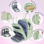 iniuniu Diaper Bag Backpack, 4 in 1 kit Large Unisex Baby Bags - Image 3