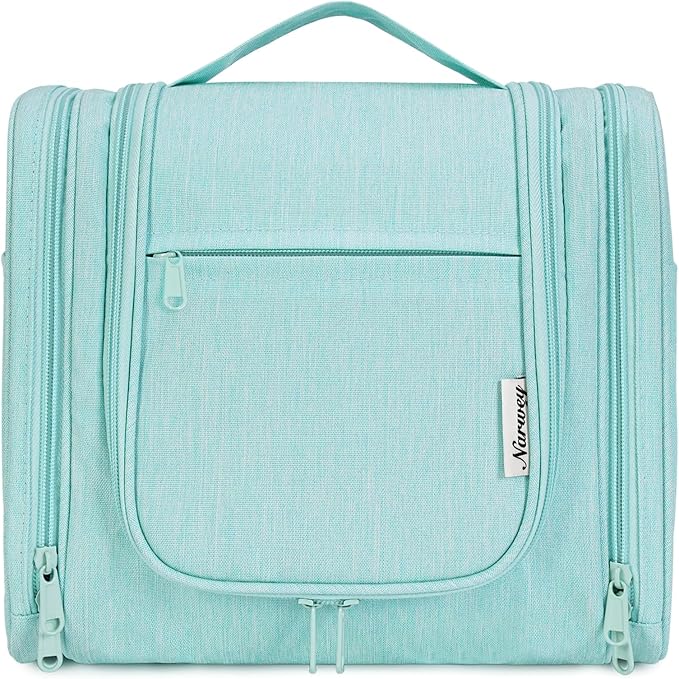 Narwey Hanging Toiletry Bag for Women Travel Makeup Bag Organizer Toiletries - Image 2