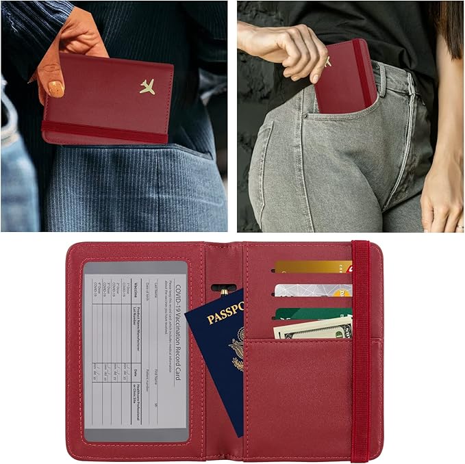 ZOPPEN Passport Holder Wallet, Passport Cover Travel Wallet Women Travel - Image 4