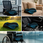 Pressure Relief Seat Cushion for Tailbone Pain – X Large Office Chair Cushion - Image 6