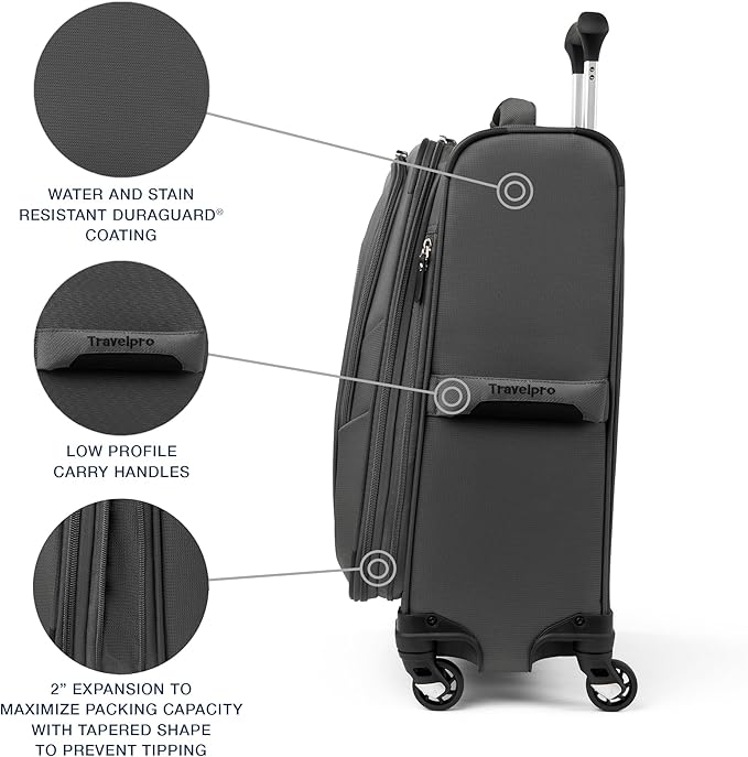 Travelpro Maxlite 5 Softside Expandable Carry-On Luggage - Image 7