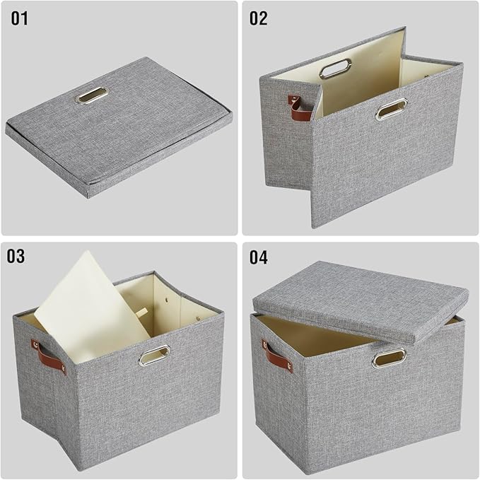 17" Large Collapsible Storage Bins - Image 6