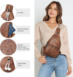 Sling Bag For Women Fanny Pack Crossbody Travel Shoulder Belt Bags Tote - Image 5