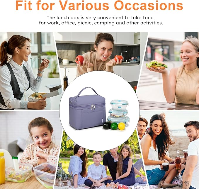 NOL Natural Organic Lifestyle Insulated Lunch Bags - Image 9