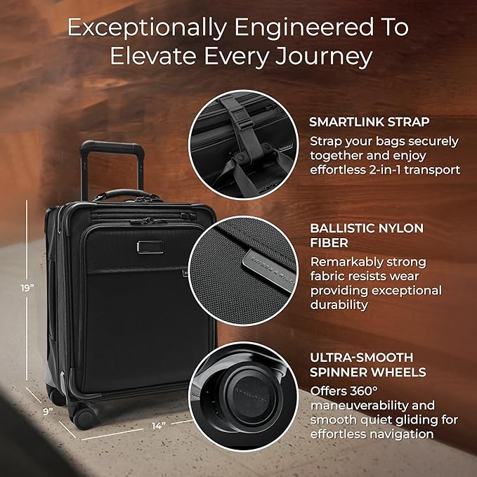 Briggs & Riley Compact 19" Carry-On Expandable Spinner - Image 2
