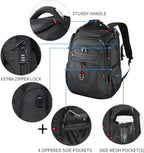 KROSER TSA Friendly Travel Laptop Backpack 17.3 inch XL Computer Backpack - Image 5