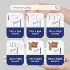 Mediwiper 10 Count Alcohol-Free Sanitizing Wipes Disinfecting Large Unscented - Image 8