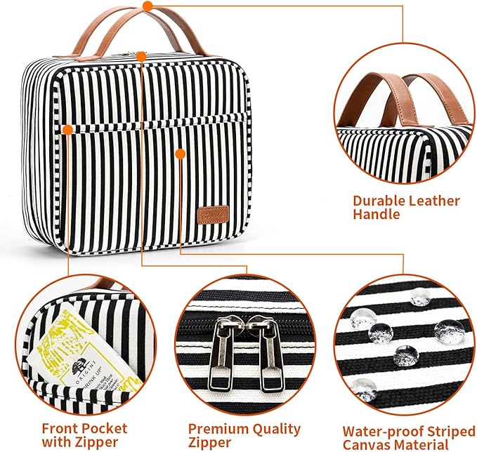 Hanging Travel Toiletry Bag, Large Capacity Cosmetic Travel Toiletry Organizer - Image 4