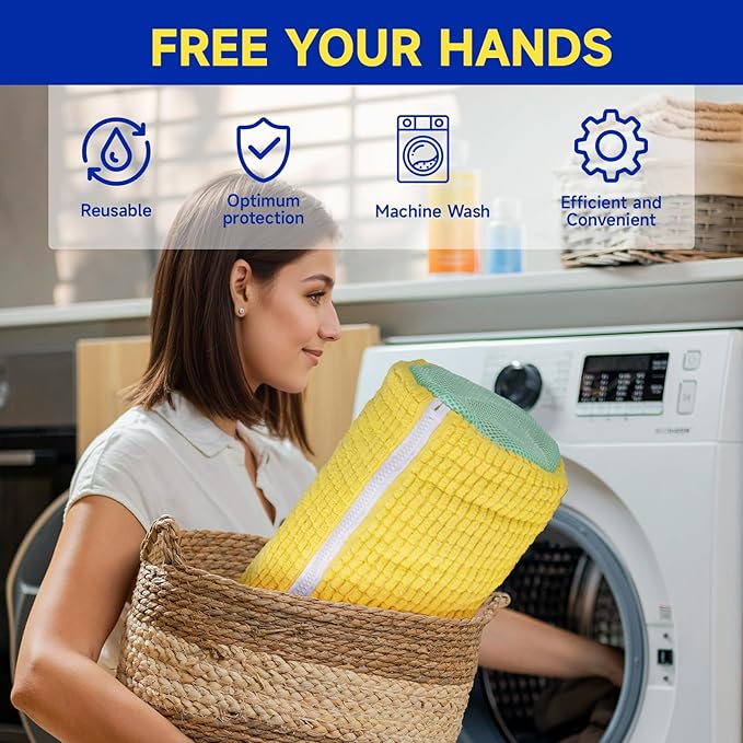 2 Packs Shoe Washing Machine Bag, Laundry Shoe Bag - Image 4