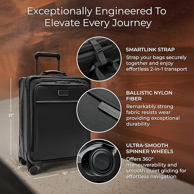 Briggs & Riley Global 21" Carry On Expandable Spinner - Image 2