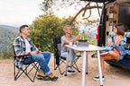 FAIR WIND Oversized Fully Padded Camping Chair, Heavy Duty Quad Fold Chair Arm - Image 2
