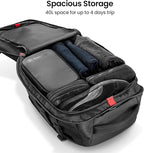 tomtoc Travel Backpack 40L, TSA Friendly Flight Approved Carry-on Luggage Hand - Image 2