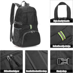 Yaopeing Lightweight Backpack, 25L Foldable Hiking Packable, Water Resistant - Image 8