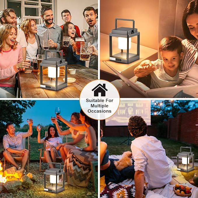 LETRY Solar Outdoor Table Lamp: Outdoor Lanterns - Image 7