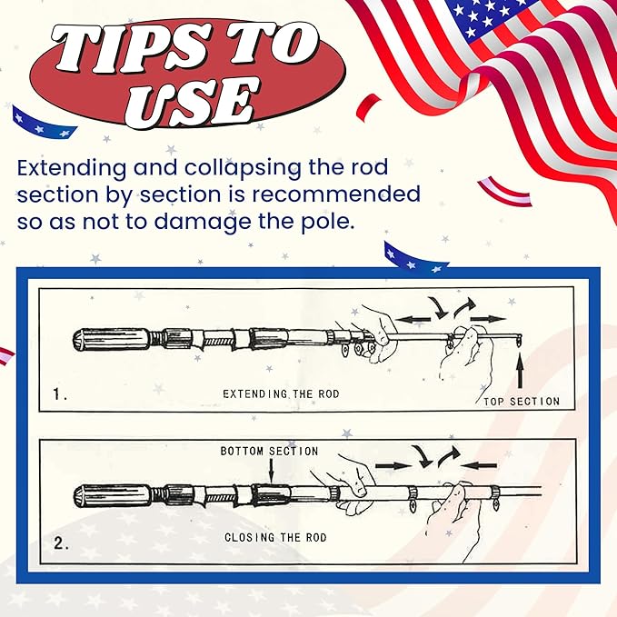 Kids Fishing Pole, Portable Telescopic Kids Fishing Poles - Image 8