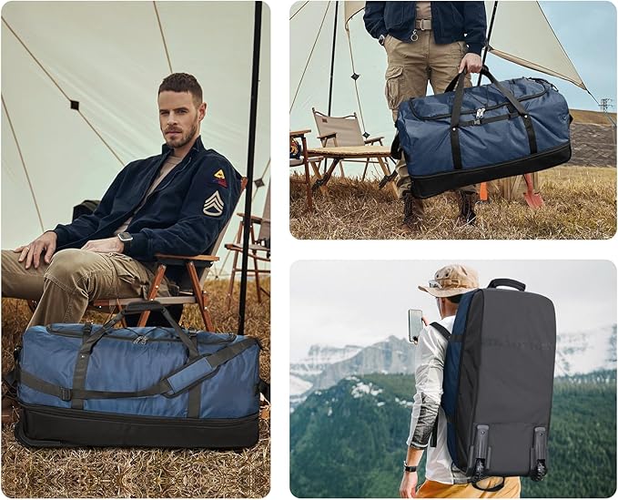CONTAIL 32" Soft-Sided Rolling Duffle Bag - Image 6