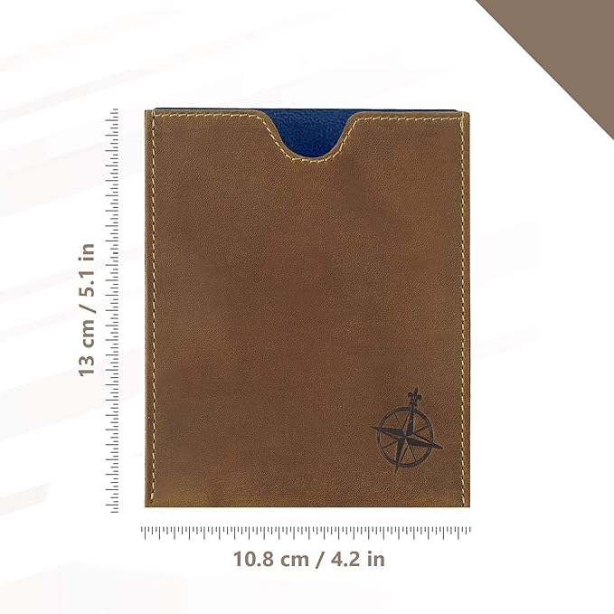 WANDERINGS Leather Passport Holder - Image 3