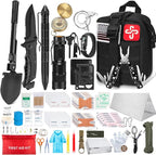 238Pcs Emergency Survival Kit and First Aid Kit, Professional Survival Gear Tool by Taimasi