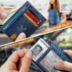 BULLIANT Slim Wallet, Skinny Minimal Thin Front Pocket Wallet Card Holder - Image 4