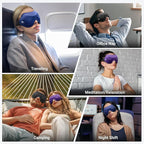 Eye Masks for Sleep Light Blocking: Lightweight 3D Contoured Eye Mask for Lash - Image 8