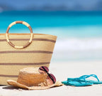 Beach Bags for Women Straw Tote Bag Summer Beach Bag Large Woven Straw Tote for - Image 6