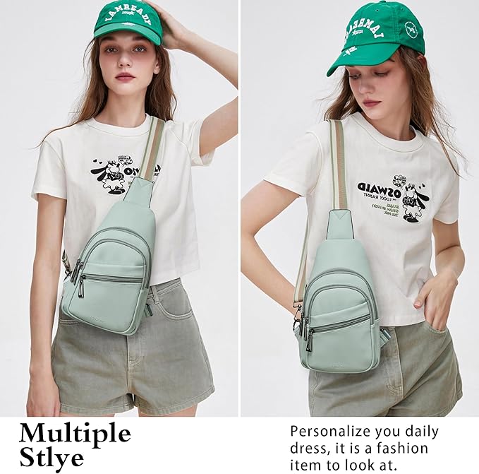 Sling Bag Crossbody Bags for Women Small Cross Body Bag Fanny Packs Chest Sling - Image 9