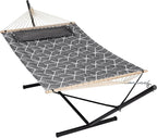 ANOW Double Hammock with Stand Included, 2 Person Hammock with Stand by ANOW