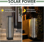 Grand patio Solar Outdoor Floor Lamp Solar Powered Lantern Water-Resistant - Image 3