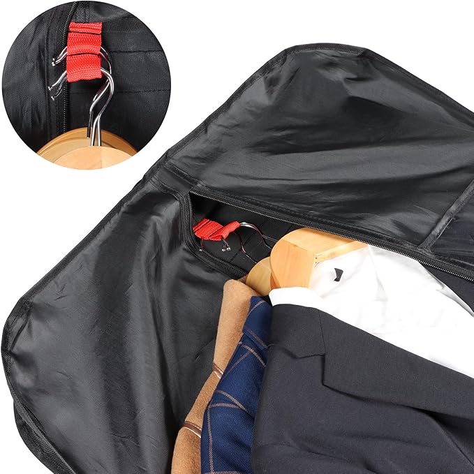 Zilink 48 Inch Garment Bags for Travel Heavy Duty Travel Suit Bag for Men Women - Image 4