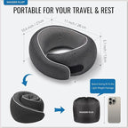 WANDER PLUS® Travel Neck Pillow, Pure Memory Foam Neck Pillow - Image 3