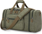 Gonex Canvas Duffle Bag for Travel 60L Duffel Overnight Weekender Bag by Gonex