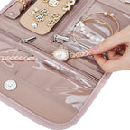 BELALIFE Travel Jewelry Case Organizer, Foldable Storage Roll - Image 7