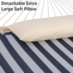 SUNCREAT Double Hammock with Stand Included, Outdoor Portable Hammock with Stand - Image 4