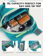 SKYSPER 15L Lightweight Small Hiking Backpack - Image 2
