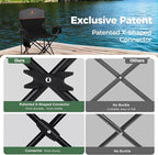 ALPHA CAMP Camping Chair 2 Pack Portable Chair - Image 5
