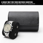 Longjet Watch Roll Travel Case for Men Portable Watches Organizer Box - Image 2