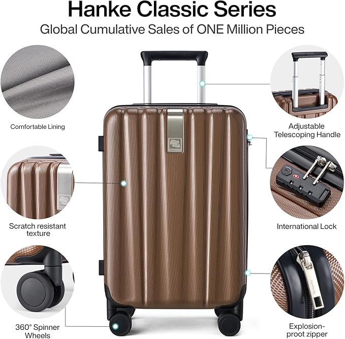Hanke 24 Inch Luggage Suitcases - Image 3