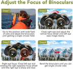 20x50 Binoculars for Adults High Powered, Military Compact HD Waterproof - Image 5