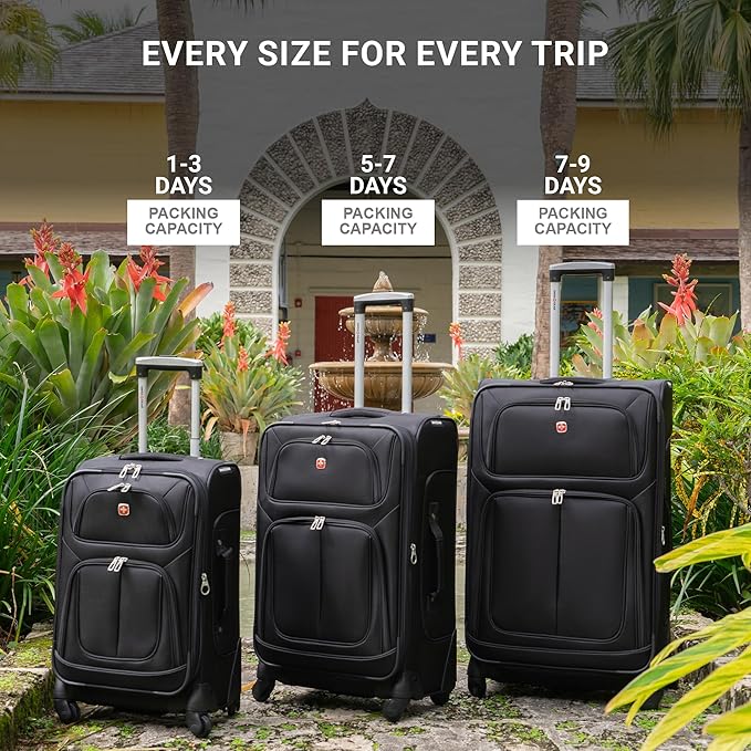 SwissGear Sion Softside Expandable Roller Luggage, 3-Piece Set - Image 6