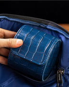MR.OKAY Single Watch Travel Case-Classic Leather Watch Case - Image 6
