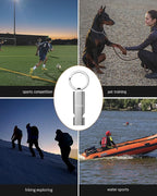 TISUR Loud Emergency Whistles, 130db+ Lifeguard Safety Whistle Keychain - Image 7
