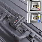 TRAVELKING All Aluminum Luggage Zipperless Hard Shell Luggage Case - Image 2