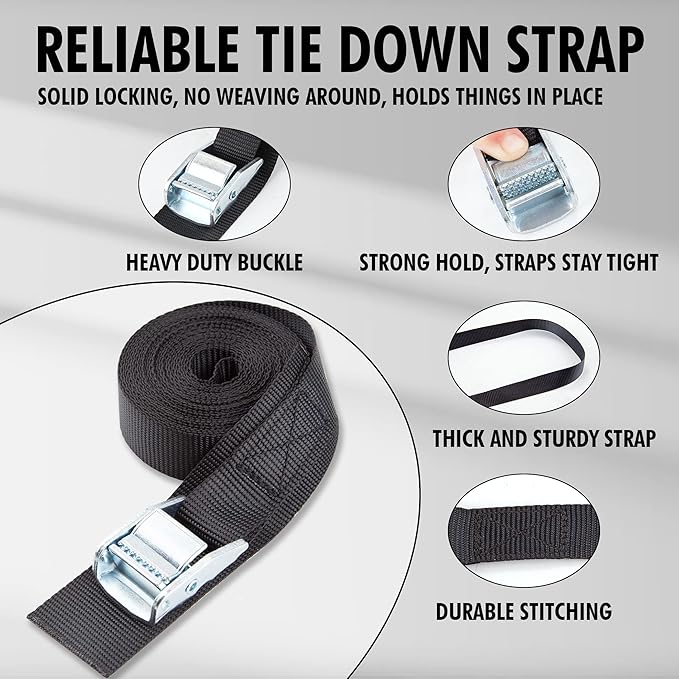 Cartman 1" x 15'Lashing Straps - Image 3